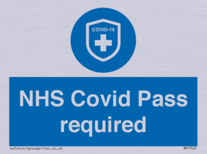 MP7567: NHS Covid Pass required