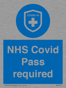 MP7567: NHS Covid Pass required