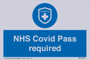 MP7567: NHS Covid Pass required