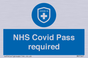 MP7567: NHS Covid Pass required