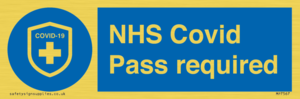 MP7567: NHS Covid Pass required