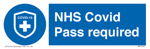 MP7567: NHS Covid Pass required