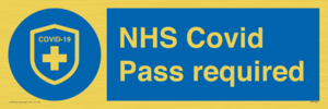 MP7567: NHS Covid Pass required