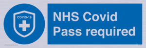 MP7567: NHS Covid Pass required