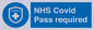 MP7567: NHS Covid Pass required
