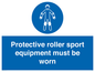 MP7576: Protective roller sport equipment must be worn