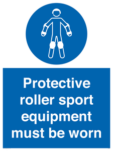 MP7576: Protective roller sport equipment must be worn
