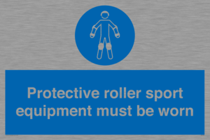 MP7576: Protective roller sport equipment must be worn