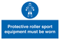 MP7576: Protective roller sport equipment must be worn