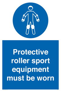 MP7576: Protective roller sport equipment must be worn