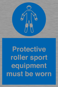 MP7576: Protective roller sport equipment must be worn