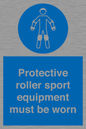 MP7576: Protective roller sport equipment must be worn