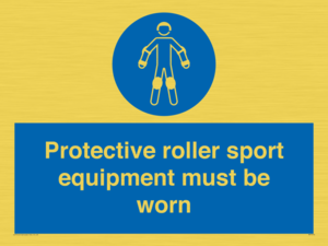 MP7576: Protective roller sport equipment must be worn
