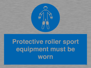 MP7576: Protective roller sport equipment must be worn