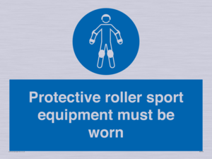 MP7576: Protective roller sport equipment must be worn
