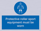 MP7576: Protective roller sport equipment must be worn