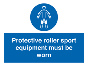 MP7576: Protective roller sport equipment must be worn