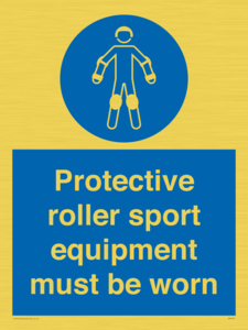 MP7576: Protective roller sport equipment must be worn