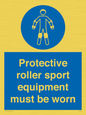 MP7576: Protective roller sport equipment must be worn