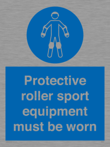 MP7576: Protective roller sport equipment must be worn