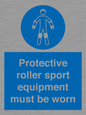 MP7576: Protective roller sport equipment must be worn