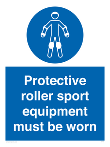 MP7576: Protective roller sport equipment must be worn
