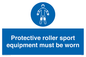 MP7576: Protective roller sport equipment must be worn