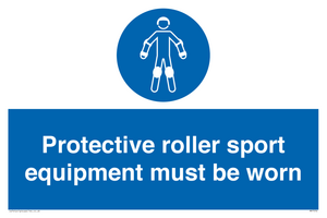MP7576: Protective roller sport equipment must be worn
