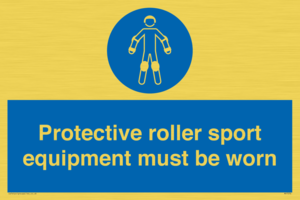 MP7576: Protective roller sport equipment must be worn