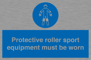 MP7576: Protective roller sport equipment must be worn