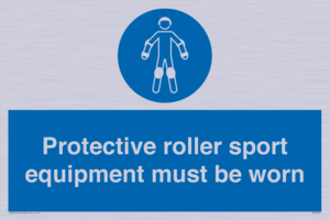 MP7576: Protective roller sport equipment must be worn