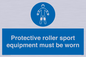 MP7576: Protective roller sport equipment must be worn