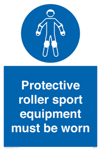 MP7576: Protective roller sport equipment must be worn