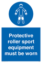 MP7576: Protective roller sport equipment must be worn