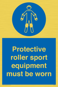 MP7576: Protective roller sport equipment must be worn