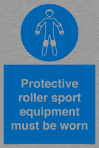 MP7576: Protective roller sport equipment must be worn