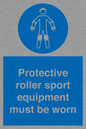 MP7576: Protective roller sport equipment must be worn
