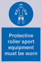 MP7576: Protective roller sport equipment must be worn