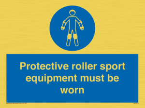MP7576: Protective roller sport equipment must be worn
