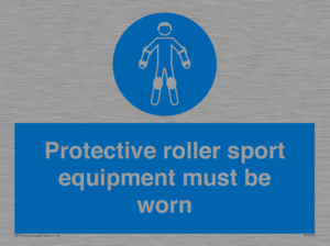 MP7576: Protective roller sport equipment must be worn