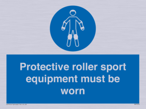 MP7576: Protective roller sport equipment must be worn