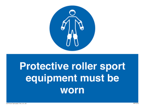 MP7576: Protective roller sport equipment must be worn