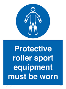 MP7576: Protective roller sport equipment must be worn