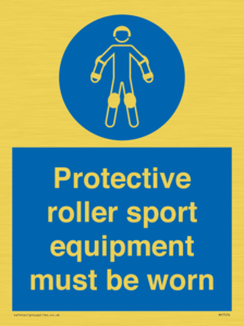 MP7576: Protective roller sport equipment must be worn