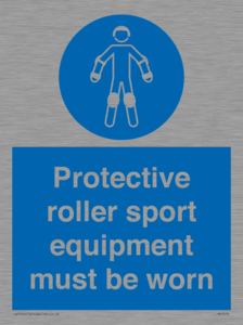 MP7576: Protective roller sport equipment must be worn