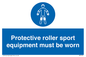 MP7576: Protective roller sport equipment must be worn
