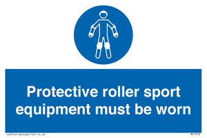 MP7576: Protective roller sport equipment must be worn