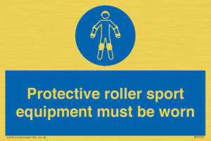 MP7576: Protective roller sport equipment must be worn