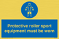 MP7576: Protective roller sport equipment must be worn