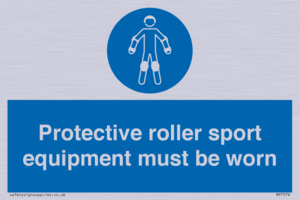 MP7576: Protective roller sport equipment must be worn
